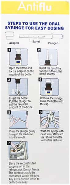 Antiflu Bottle Of 75ml Suspension