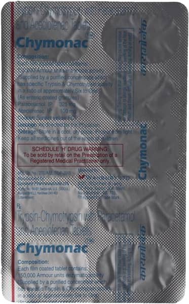 Chymonac Strip Of 10 Tablets