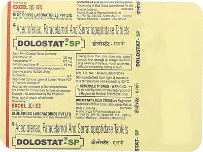 Dolostat Sp Strip Of 10 Tablets