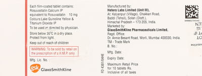 Rosutec 10mg Tablet