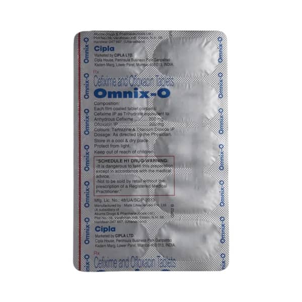 Omnix O Strip Of 10 Tablets