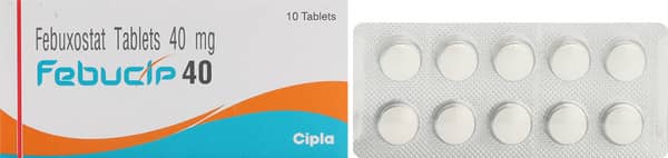 Febucip 40mg Strip Of 10 Tablets