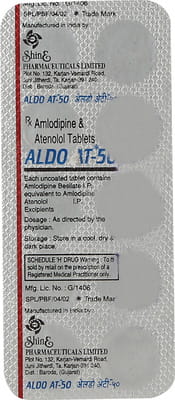 Aldo At 50mg Strip Of 10 Tablets