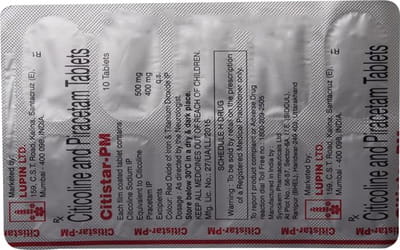Citistar Pm Strip Of 10 Tablets