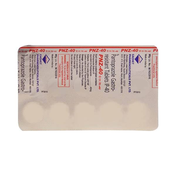 Pnz 40mg Strip Of 14 Tablets