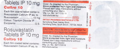 Coltro 10mg Strip Of 10 Tablets