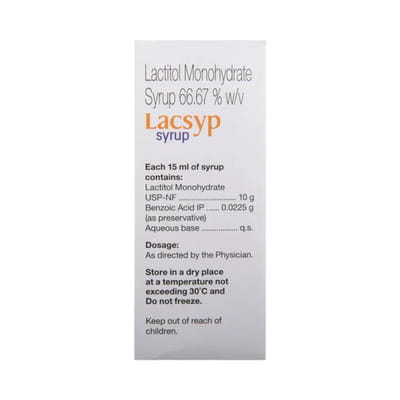 Lacsyp Bottle Of 100ml Syrup