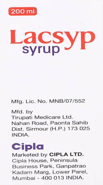 Lacsyp Bottle Of 200ml Syrup