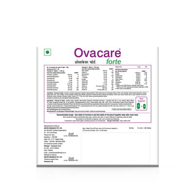 Ovacare Forte Strip Of 12 Tablets