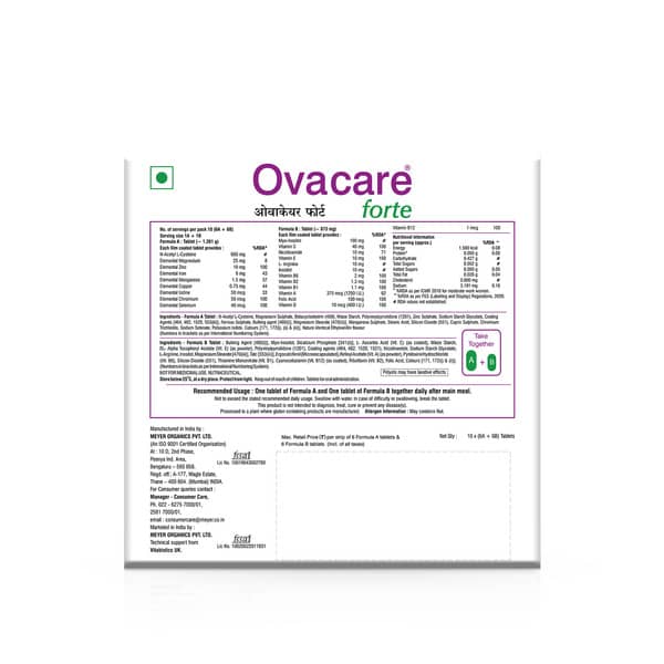 Ovacare Forte Strip Of 12 Tablets