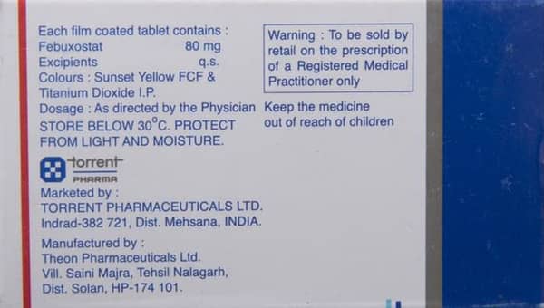 Febugood 80Mg Strip Of 10 Tablets
