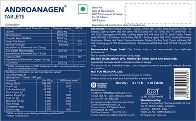 Androanagen Strip Of 10 Tablets