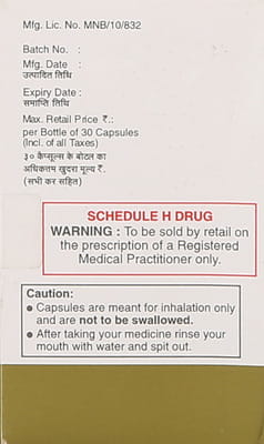 Airtec Sf 500mcg Bottle Of 30 Instacaps