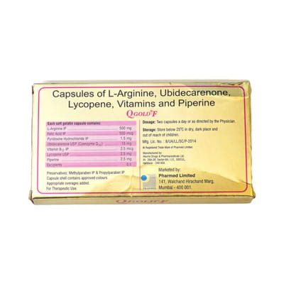 Q Gold F Strip Of 10 Capsules