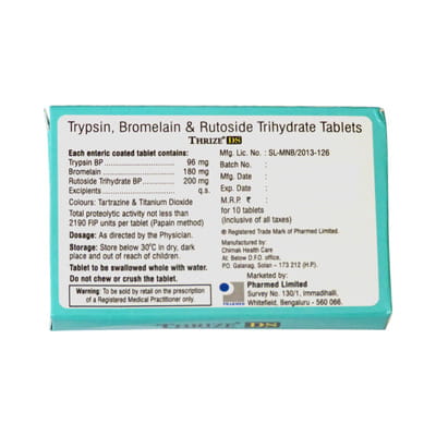 Thrize Ds Strip Of 10 Tablets