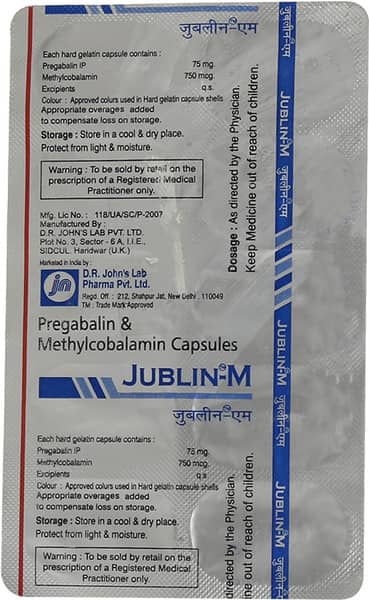 Jublin M Strip Of 10 Capsules