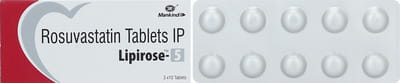Lipirose 5mg Strip Of 10 Tablets