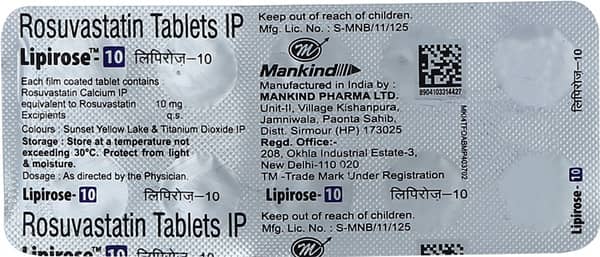 Lipirose-10 Tablet