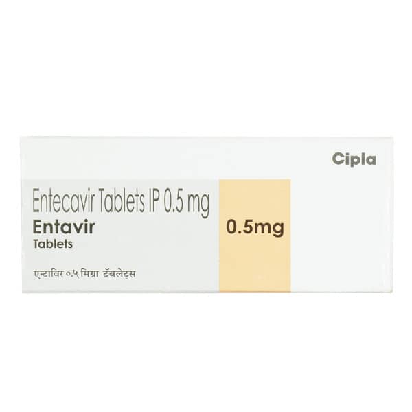 Entavir 0.5Mg Strip Of 10 Tablets
