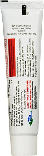 Halostrol S 3% Tube Of 10Gm Ointment