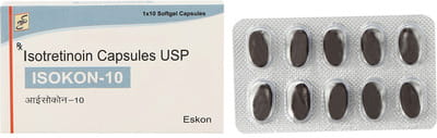 Isokon 10mg Strip Of 10 Capsules