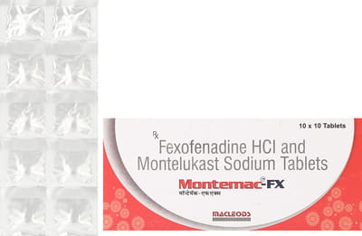 Montemac Fx Strip Of 10 Tablets