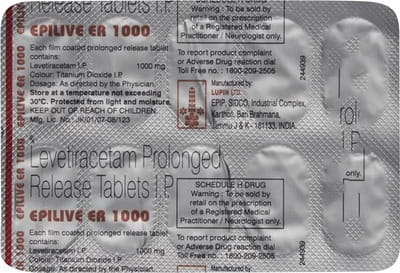 Epilive Er 1gm Strip Of 10 Tablets