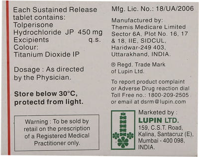 Tolifast Sr 450mg Strip Of 6 Tablets