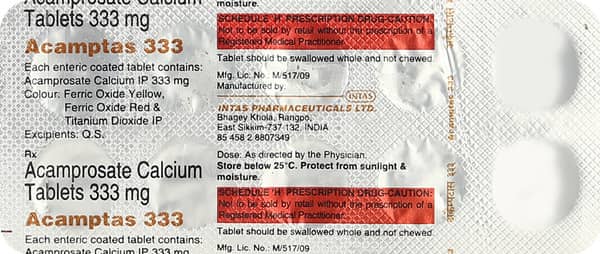 Acamptas 333mg Strip Of 6 Tablets