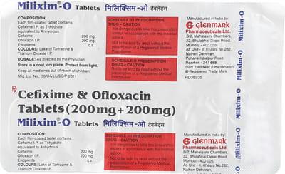 Milixim O Strip Of 10 Tablets
