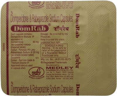 Domrab Strip Of 10 Capsules