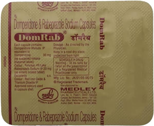 Domrab Strip Of 10 Capsules