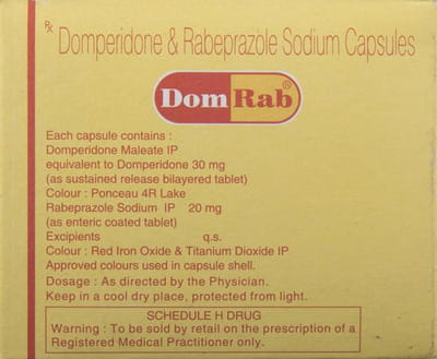 Domrab Strip Of 10 Capsules