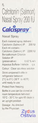 Calcispray Bottle Of 60md Nasal Spray