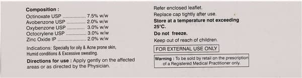 Zoray Aqua Tube Of 60gm Gel