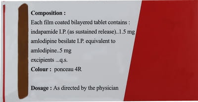 Natrilam 1.5/5mg Strip Of 10 Tablets