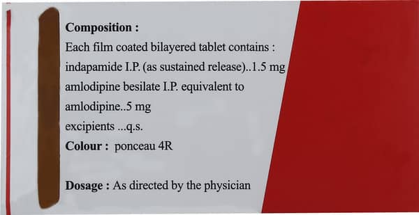 Natrilam 1.5/5mg Strip Of 10 Tablets