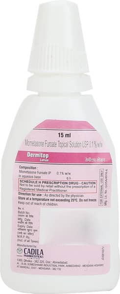 Dermitop Bottle Of 15ml Lotion