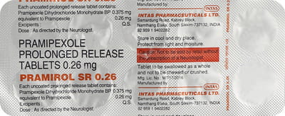 Pramirol Sr 0.26mg Strip Of 10 Tablets