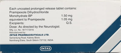 Pramirol Sr 1.05mg Strip Of 10 Tablets