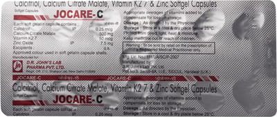 Jocare C Strip Of 15 Capsules