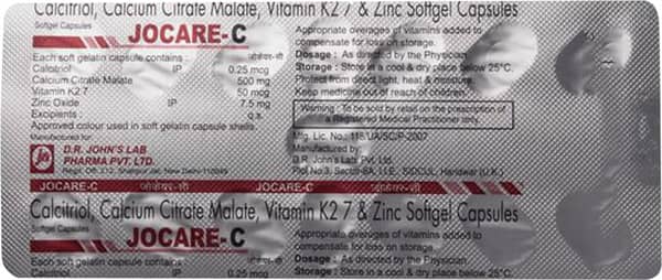 Jocare C Strip Of 15 Capsules