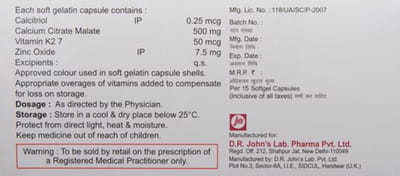 Jocare C Strip Of 15 Capsules