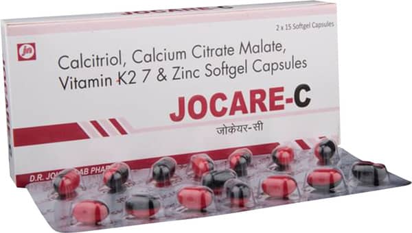Jocare C Strip Of 15 Capsules