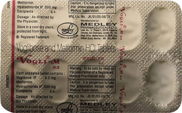 Vogli M 0.2mg Strip Of 10 Tablets