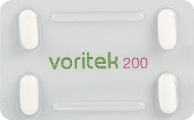 Voritek 200mg Strip Of 4 Tablets