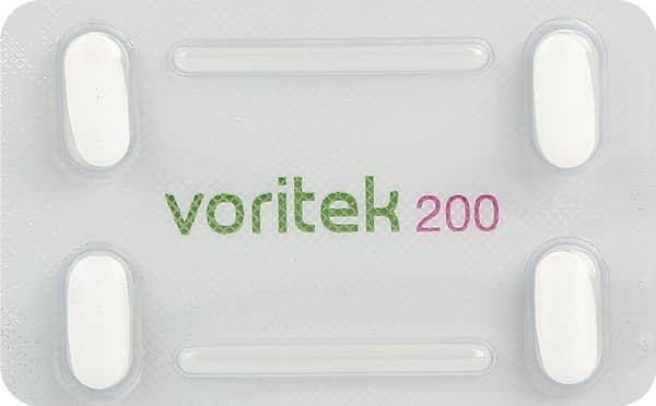 Voritek 200mg Strip Of 4 Tablets