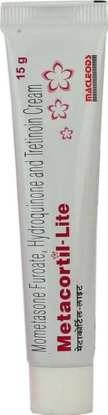 Metacortil Lite Tube Of 15gm Cream