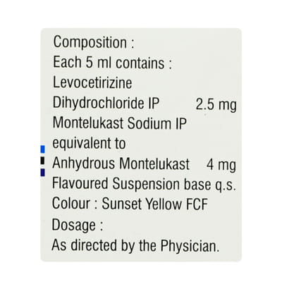 Monast Lc Bottle Of 60ml Syrup