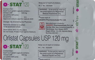 O Stat 120mg Strip Of 10 Capsules